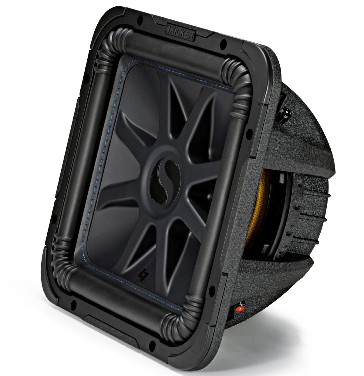 KICKER L7S12 12-Inch Square Solo-Baric L7 Series Car Subwoofer - Dual 4 Ohm, 1500W Max Power (Renewed) - Perfect for Car Audio Upgrades & Bass Enhancement