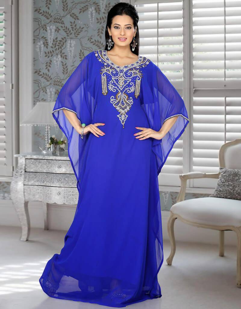Elegant Embroidered Islamic Kaftans for Women - Modest Muslim Dresses - Perfect for Eid, Ramadan & Special Occasions