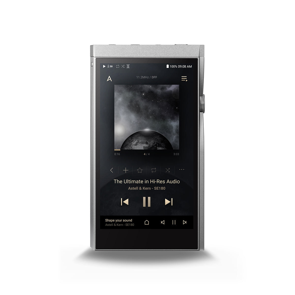 Astell & Kern A&futura SE180 High-Resolution Portable Music Player with Interchangeable DAC Modules - Perfect for Audiophiles & Music Enthusiasts at Home or On-the-Go