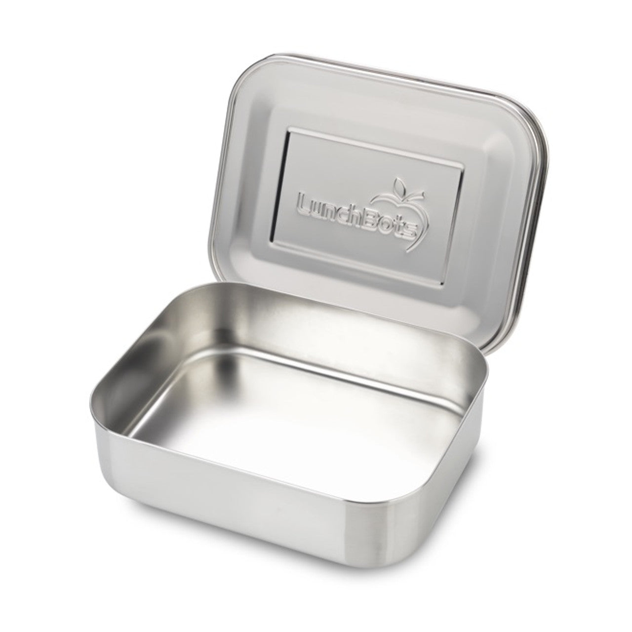 LunchBots Medium Uno Stainless Steel Bento Box - Eco-Friendly Food Container for School, Work & Picnics - Leak-Proof Lunch Box for Kids & Adults