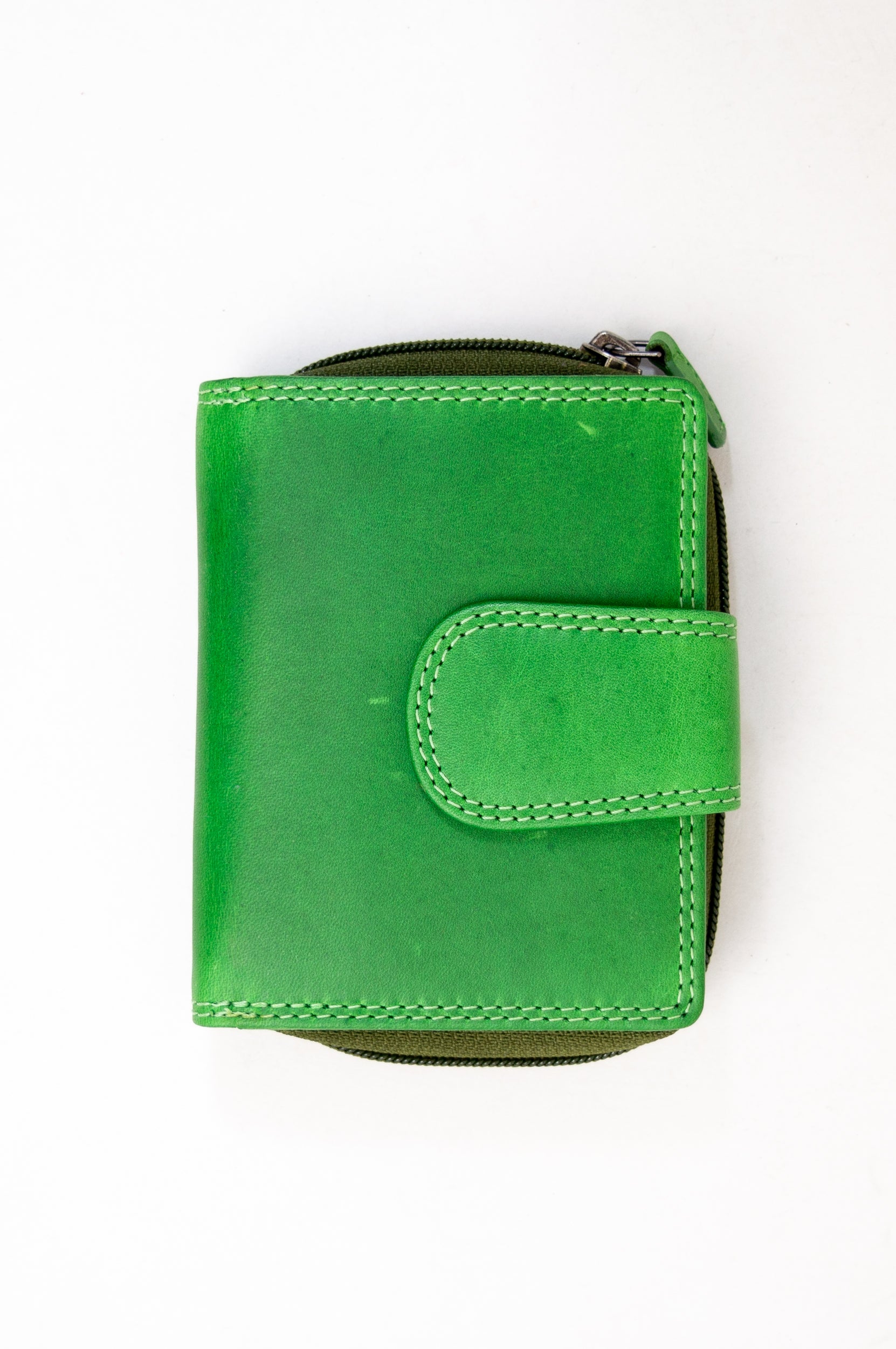 Adrian Klis 157 Women's Genuine Leather Wallet Green - Stylish & Compact for Everyday Use, Travel, and Gift Giving