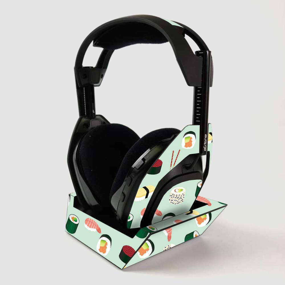 ASTRO Gaming A50 Wireless Headphone Skin & Base Station Cover - Sushi Design | Protective Vinyl Decal Wrap | Durable & Easy to Apply | Made in USA | Perfect for Gamers & Streamers