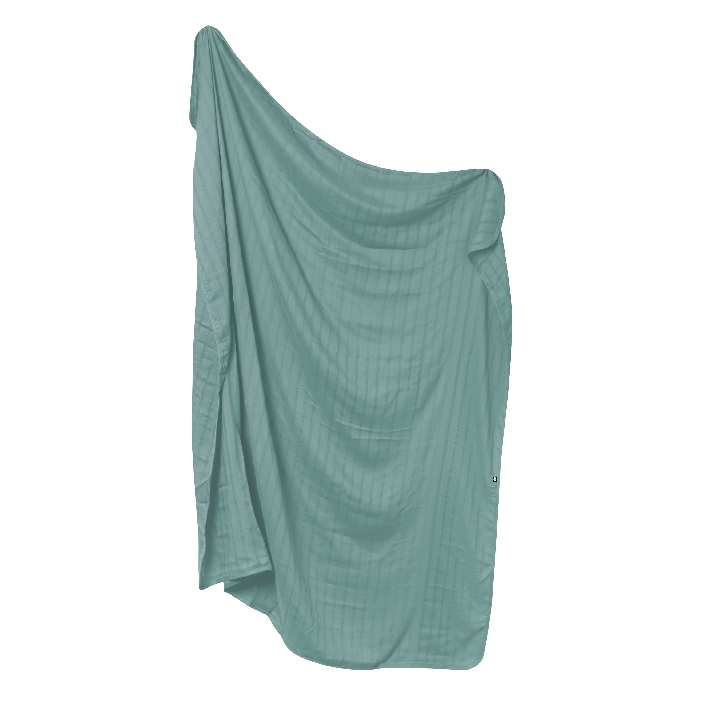Organic Bamboo Muslin Swaddle Blanket - Soft & Breathable Baby Wrap for Newborns - Pine Green - Perfect for Swaddling, Nursing Cover & Stroller Blanket