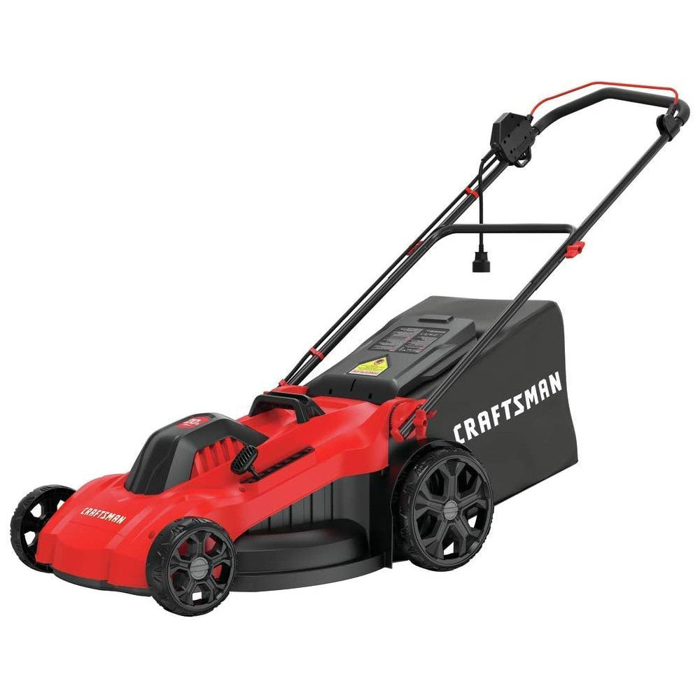 CRAFTSMAN 20-Inch 13Amp Electric Lawn Mower - Refurbished with Full Warranty (CMEMW213) | Perfect for Small to Medium Yards & Eco-Friendly Lawn Care