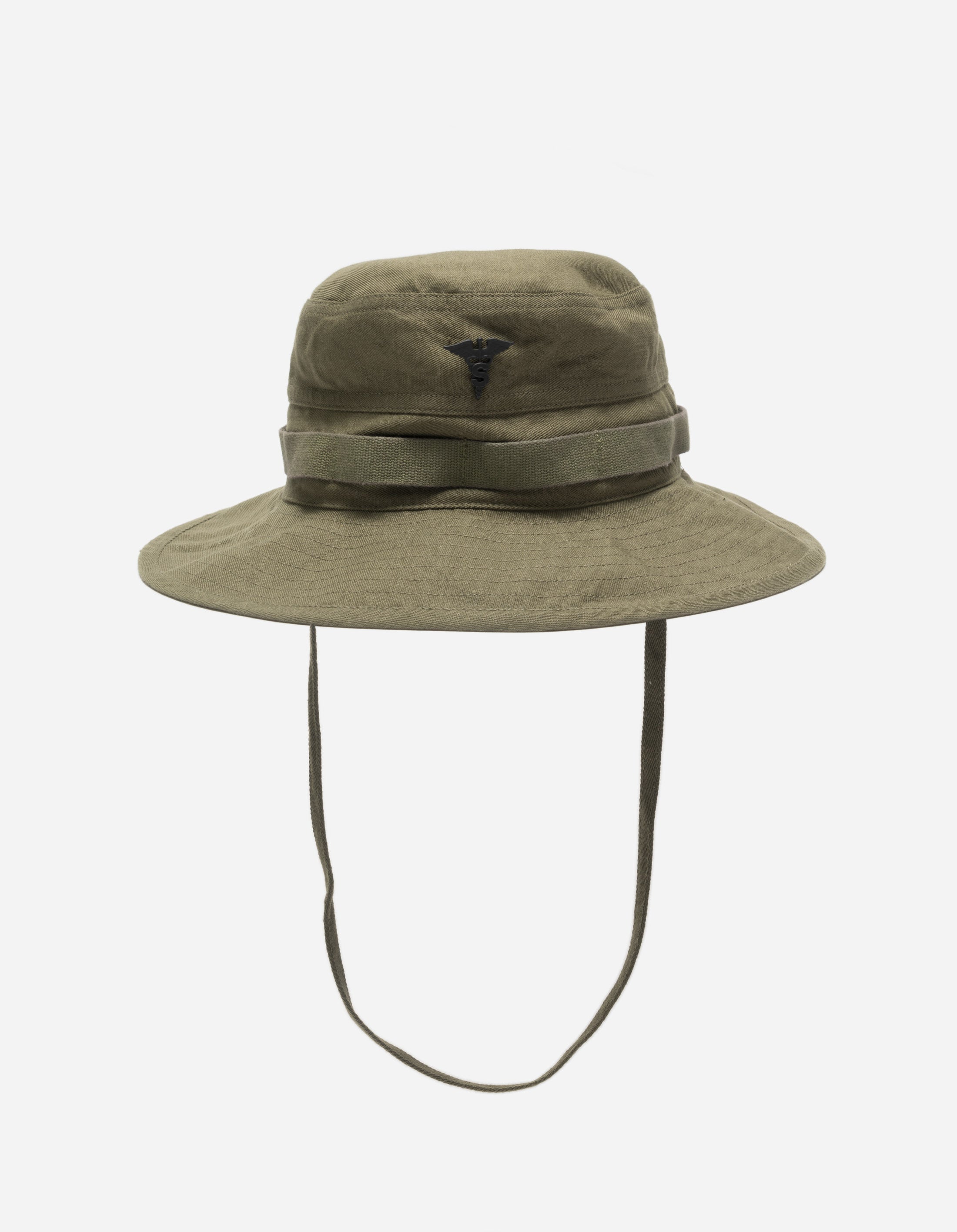 6029 Hemp Boonie Hat - Olive OG 107F Military Style Sun Hat for Outdoor Activities, Hiking, Camping & Fishing