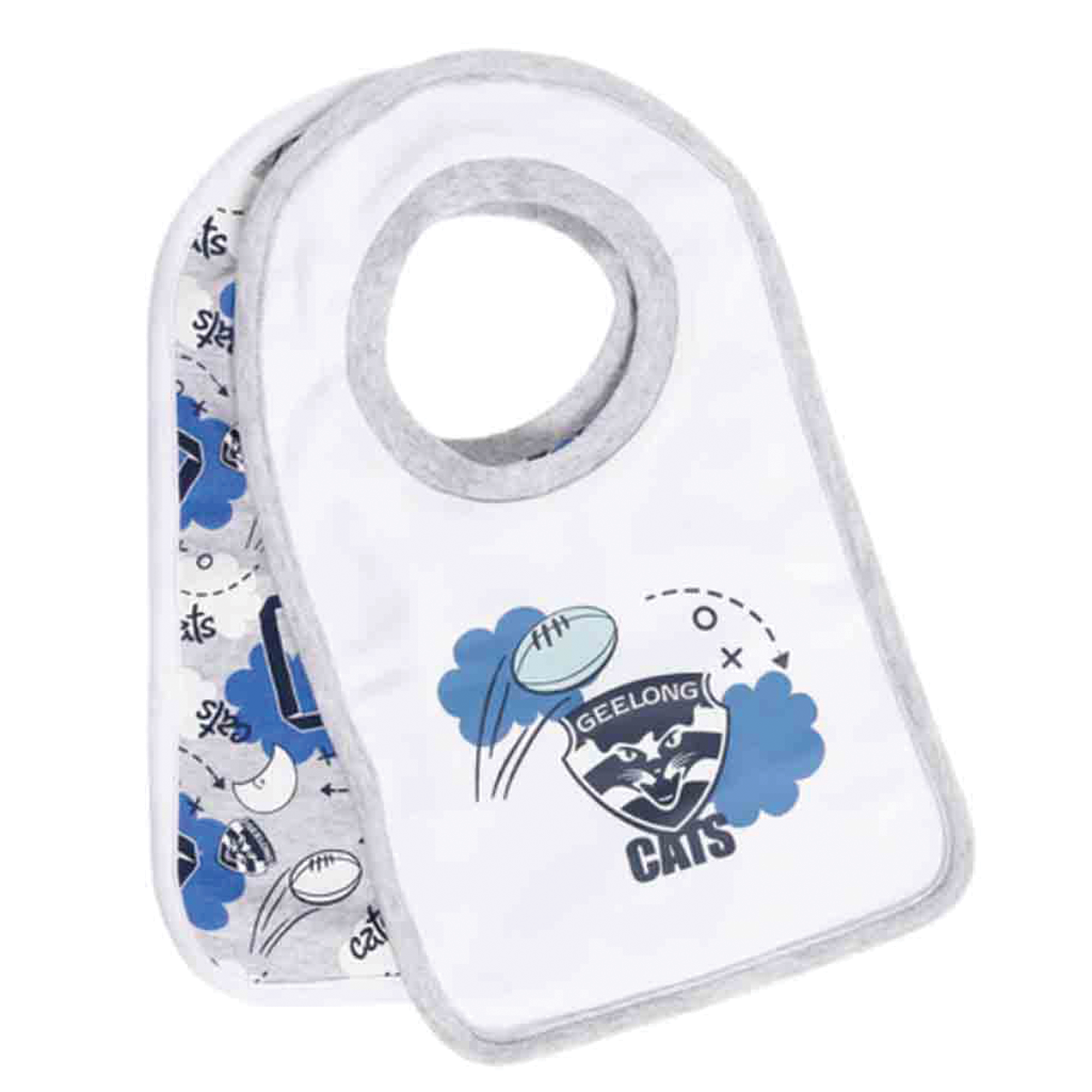 Geelong Cats Baby Cloud Bib - Soft & Absorbent Drool Bibs for Infants & Toddlers - Perfect for Feeding, Teething, and Everyday Use
