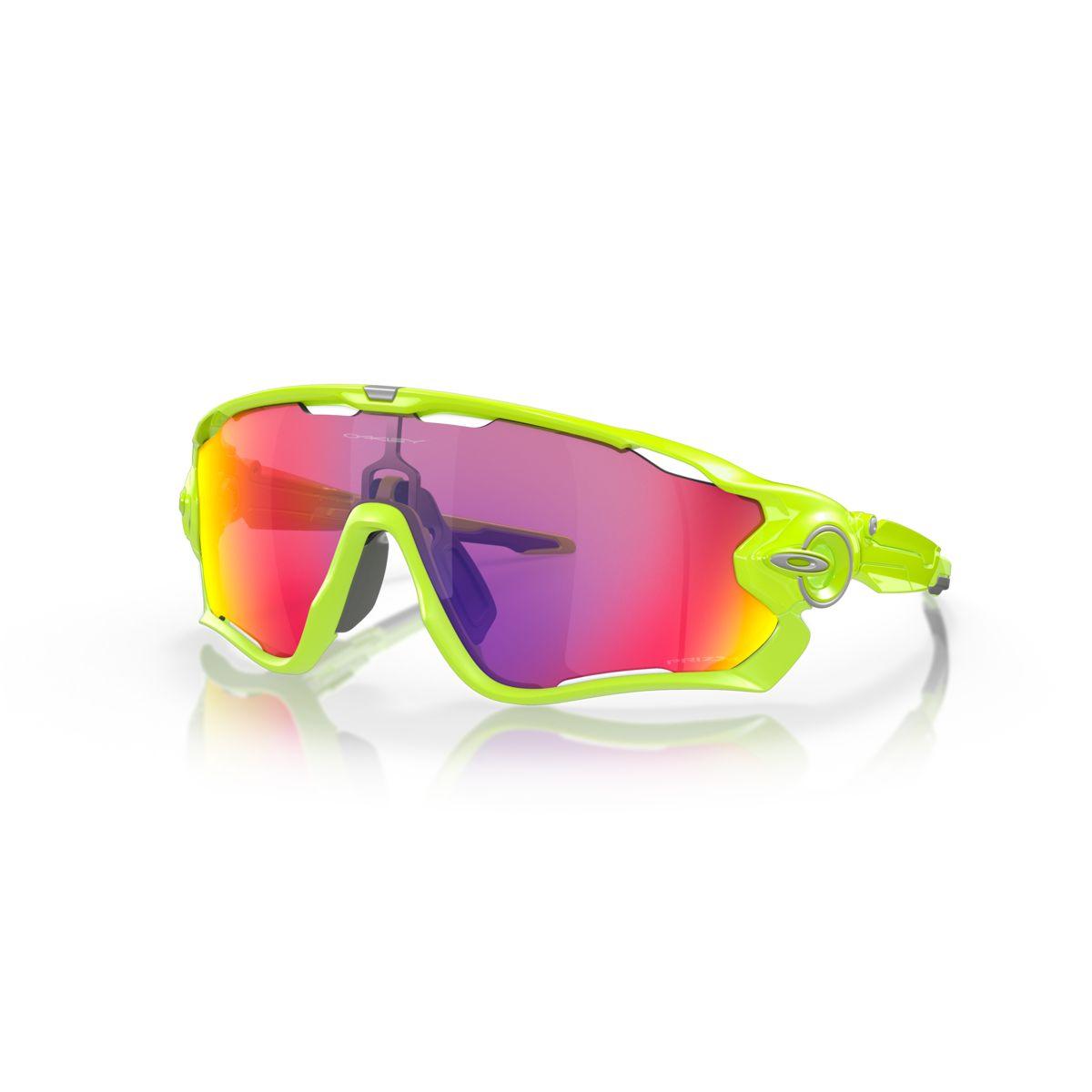 Oakley Jawbreaker Sunglasses Retina Burn/Prizm Road 0OO9290 929026 - Polarized Sports & Cycling Glasses for Men & Women - UV Protection for Running, Biking & Outdoor Activities