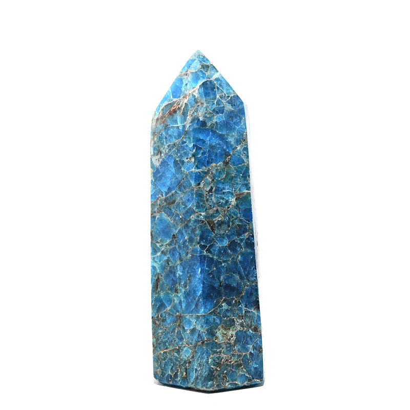 Natural Blue Apatite Crystal Tower - Healing Stone for Meditation, Energy Work & Home Decor | Perfect for Reiki, Chakra Balancing & Spiritual Gifts
