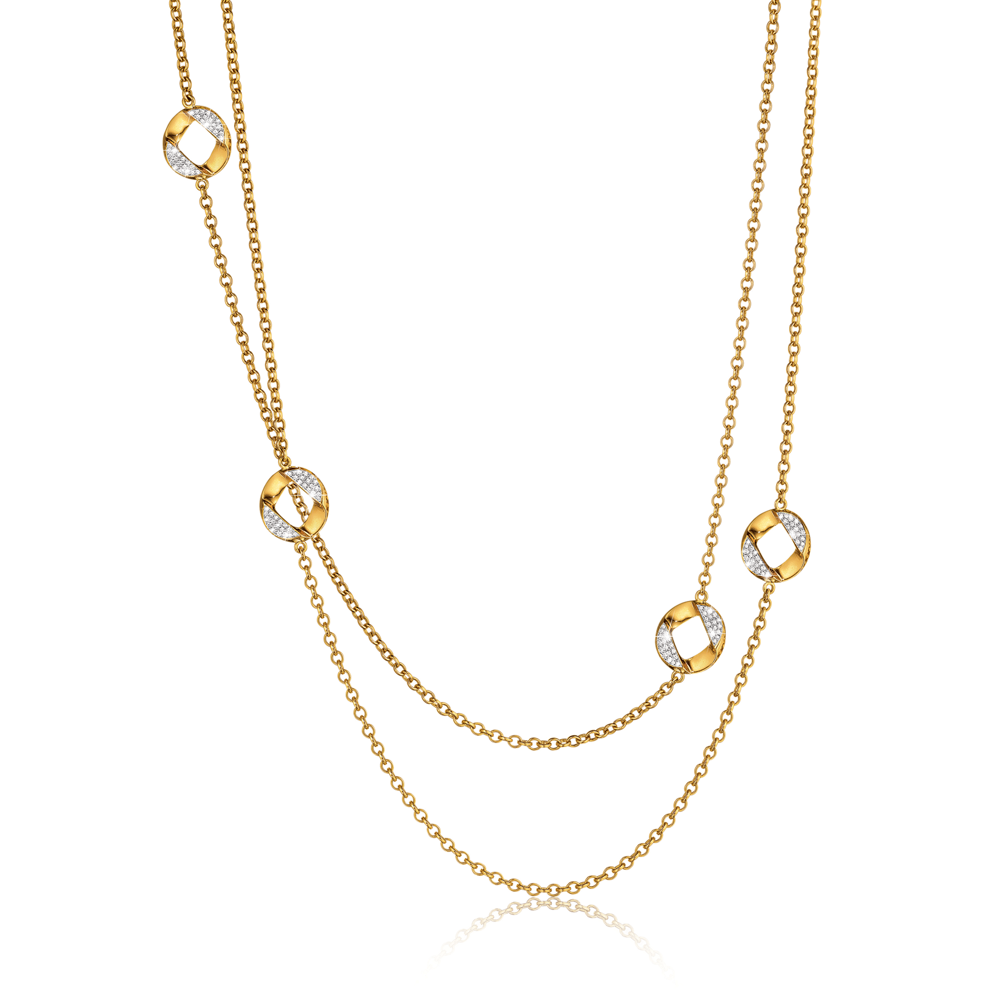 Exquisite Diamond Curb Link Station Necklace for Women - Elegant Layering Piece for Everyday Wear, Date Nights & Special Occasions