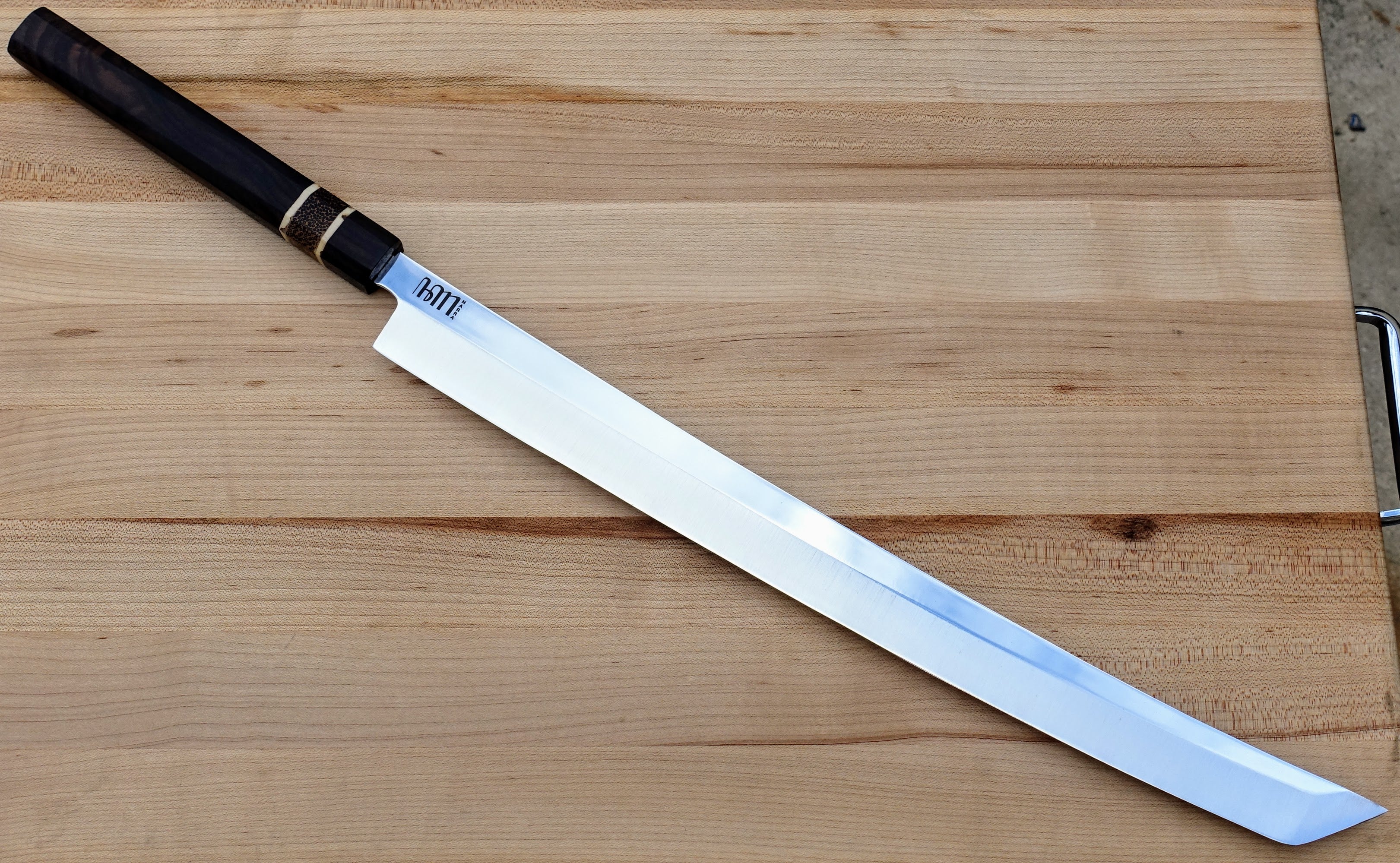 Narra 450mm N690 Cobalt Tuna Sword - High-Performance Fishing Knife for Sushi Preparation, Outdoor Fishing & Culinary Use