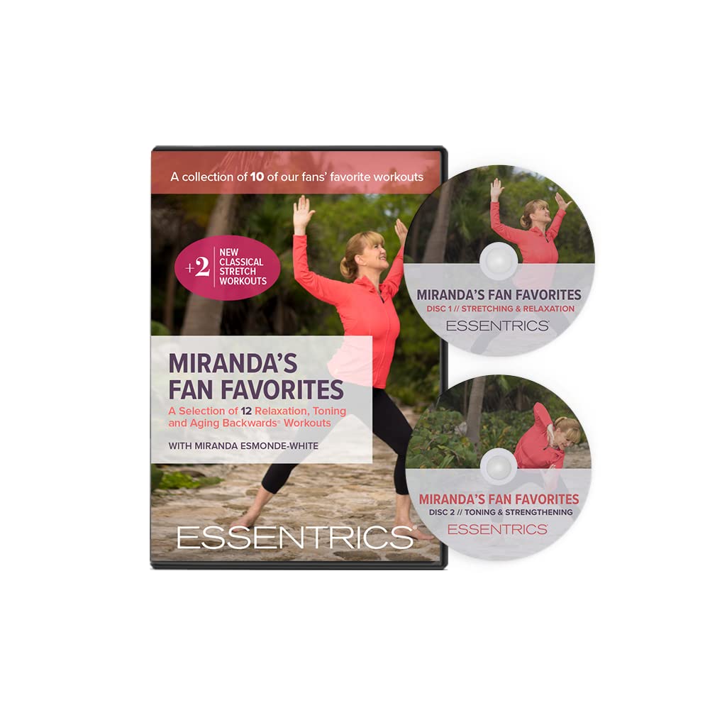ESSENTRICS Miranda's Fan Favorites - Full Body Workout DVD for Home Fitness, Strength & Flexibility Training | Perfect for Yoga Lovers, Dancers & Seniors