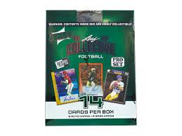 2024 Leaf Collective Football Hobby Jumbo Box - Premium Trading Cards Collection for NFL Fans, Fantasy Sports & Collectors - Perfect for Game Day, Trading & Display
