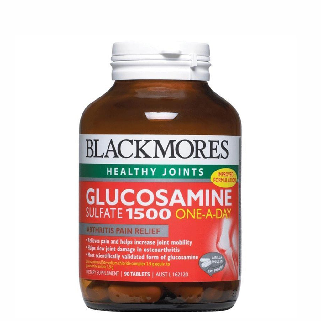 Blackmores Glucosamine Sulfate 1500mg - One-A-Day Joint Support Supplement for Arthritis & Mobility - Supports Healthy Cartilage & Joint Function - Ideal for Active Adults & Seniors