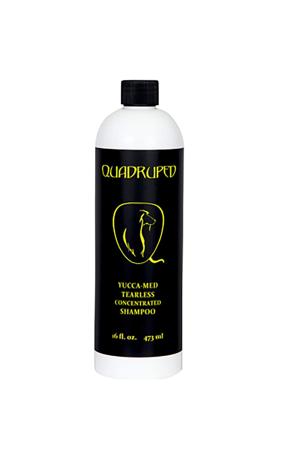 Tearless Quadruped Yucca Med Shampoo for Dogs & Cats - Gentle Cleansing Formula (16 oz) | Perfect for Sensitive Skin & Allergy Relief