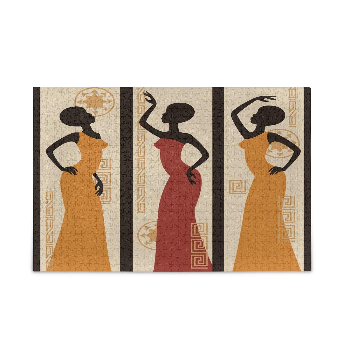 1000 Piece Jigsaw Puzzle for Adults & Kids - African American Women Wooden Puzzle with Storage Bag | Fun Family Game, Challenging Brain Teaser for Home & Classroom Activities