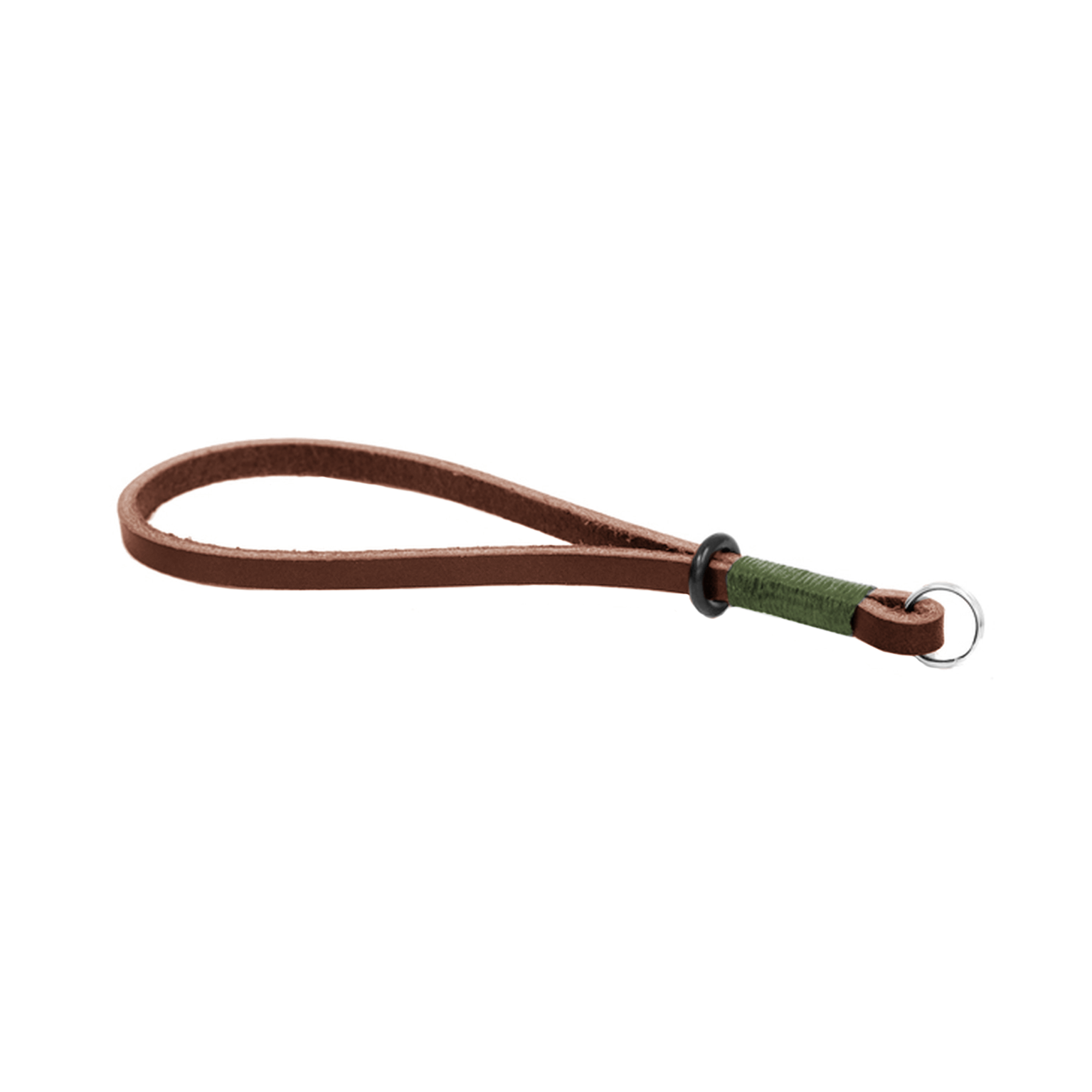 Gordy's Premium Leather Camera Wrist Strap with Lug Mount - Long Adjustable Dark Brown & Green Strap for DSLR, Mirrorless Cameras - Perfect for Travel, Street Photography & Everyday Use