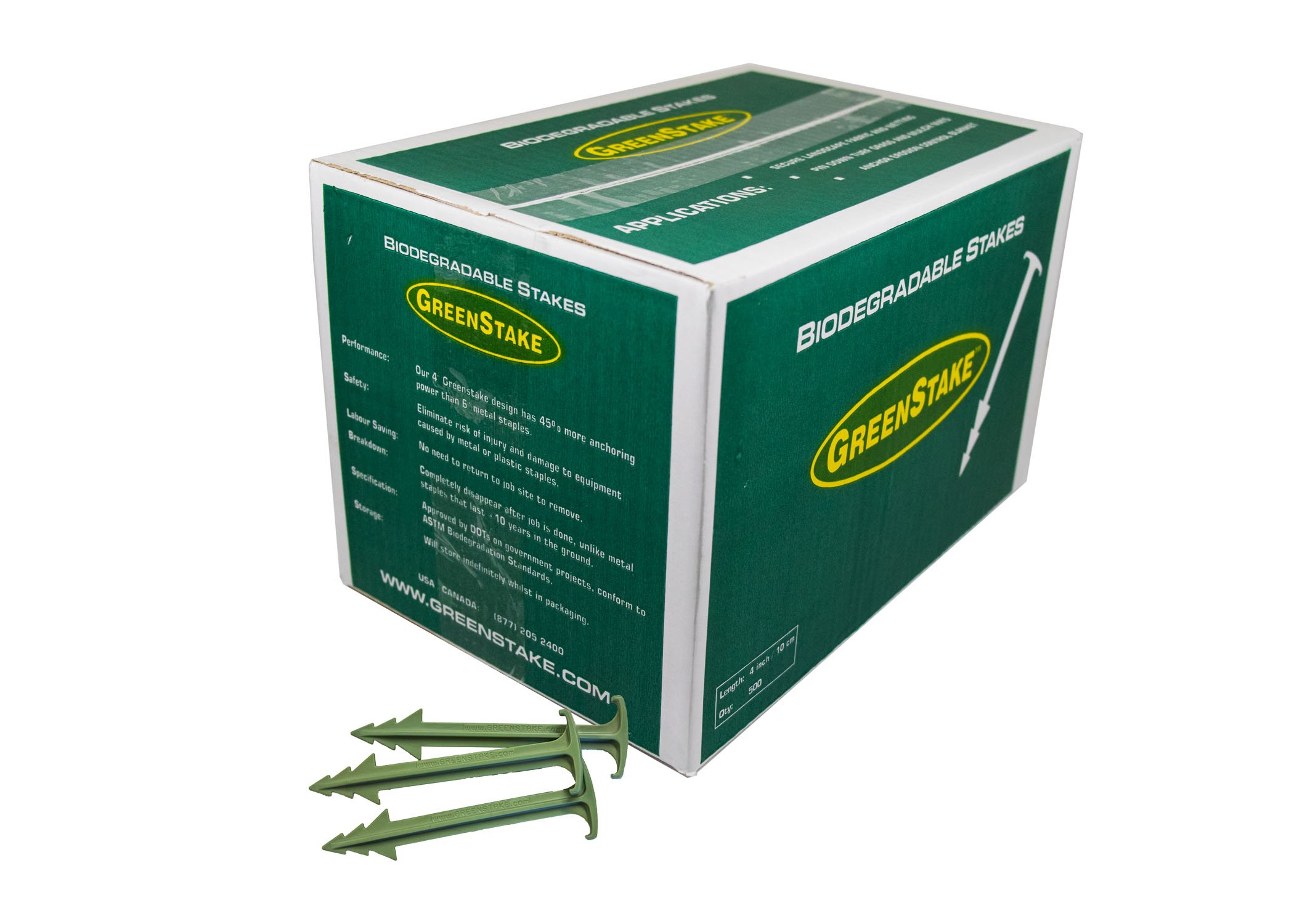 GreenStake Box of 500 Biodegradable 4