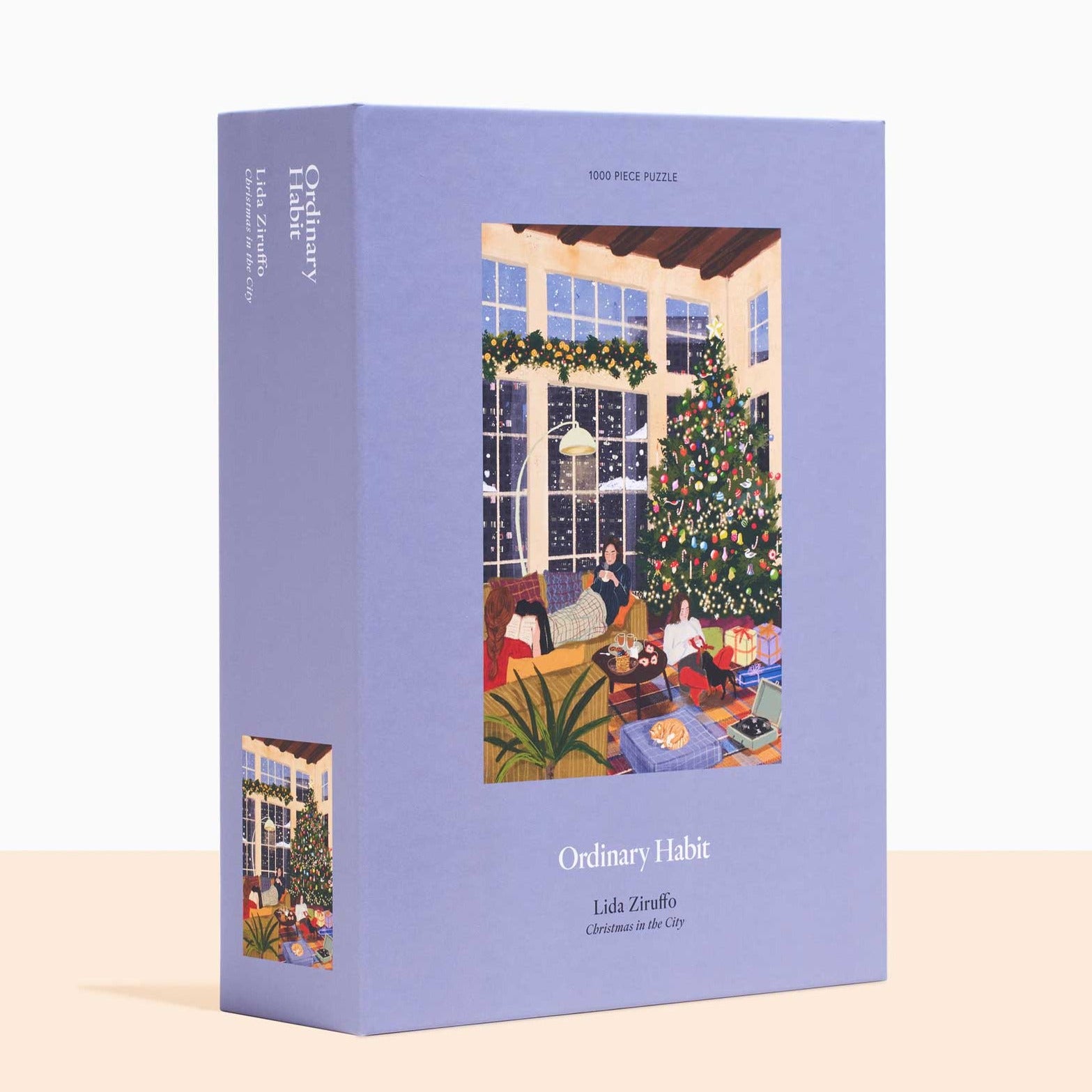 Christmas in the City 1000 Piece Jigsaw Puzzle | Festive Holiday Puzzle for Adults & Families | Perfect for Christmas Decor & Family Game Night