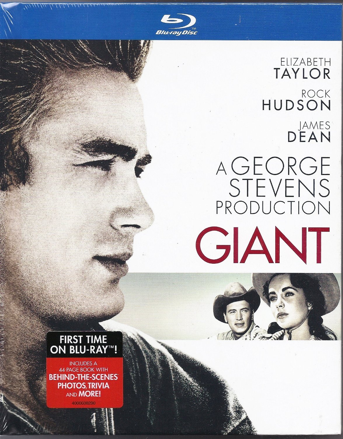 Giant (1956) Blu-ray 3-Disc Digibook Edition with 44-Page Booklet – Classic Movie Collection for Film Enthusiasts & Home Theater Lovers