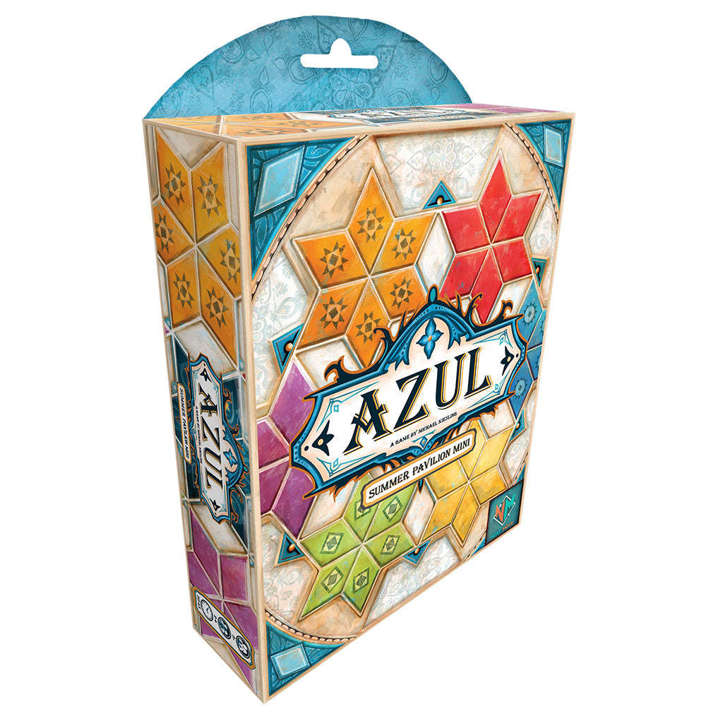 Azul Summer Pavilion Mini Board Game - Strategy Tile Placement Game for Family & Friends - Perfect for Game Nights, Parties & Indoor Activities