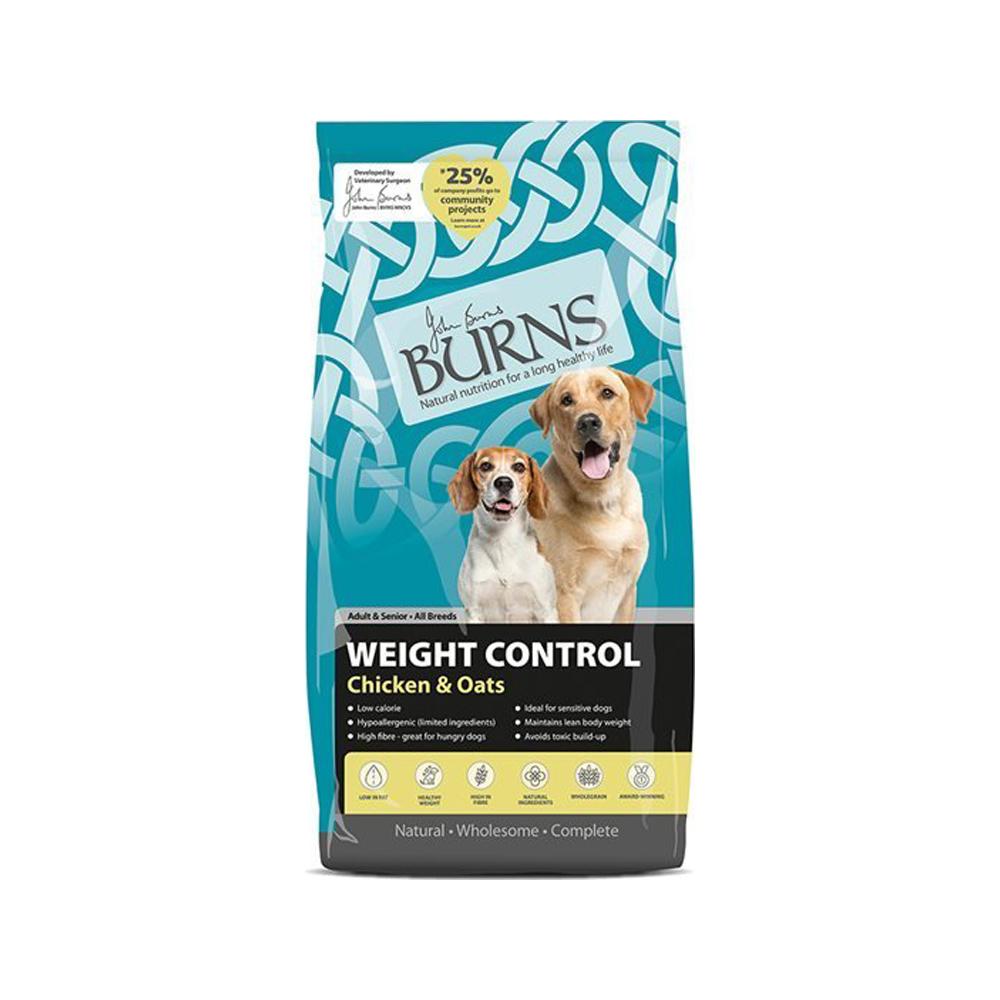 Premium Adult Weight Control Dog Food with Chicken & Oats - High Protein, Low Fat Formula for Healthy Weight Management - Perfect for Indoor & Less Active Dogs