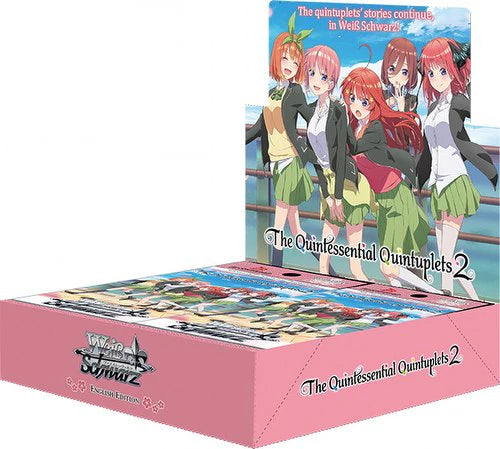 Weiss Schwarz The Quintessential Quintuplets 2 Booster Box - Anime Trading Card Game for Collectors & Players - Perfect for Tournaments, Gifts & Card Battles
