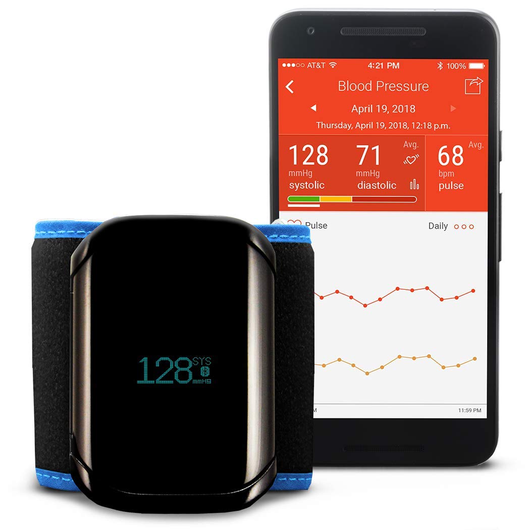 A&D Medical UltraConnect Wrist Blood Pressure Monitor with Bluetooth (UB-1100BLE) - Accurate Wireless BP Tracking for Home & Travel Use