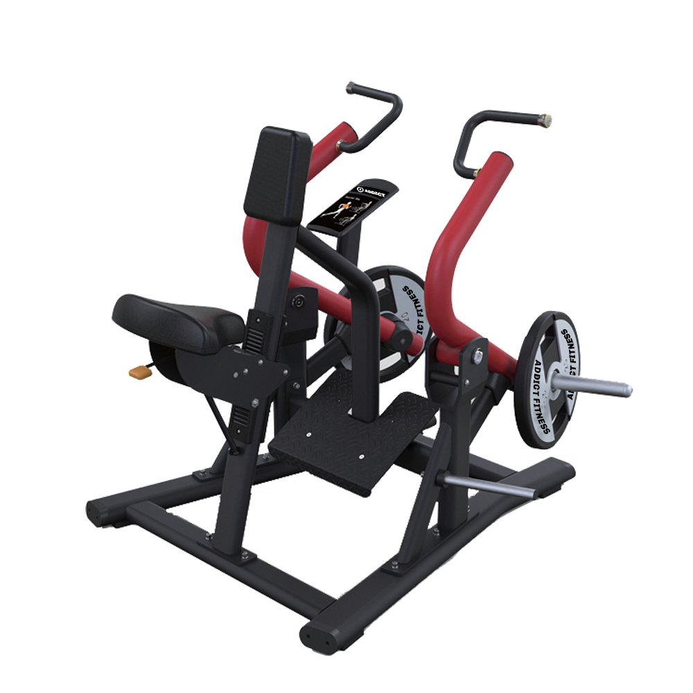 Row Plate Loaded Strength Training Equipment - Adjustable Weight Machine for Home & Gym Workouts - Perfect for Strength Building, Muscle Toning & Full-Body Exercises