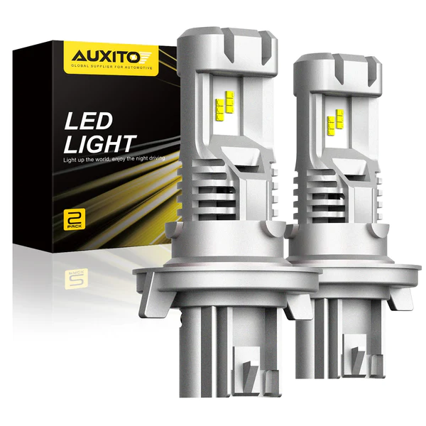 2004-2014 Ford F150 LED Headlight Bulbs H13/9008 6500K White - High/Low Beam Replacement for Night Driving & Off-Road Use