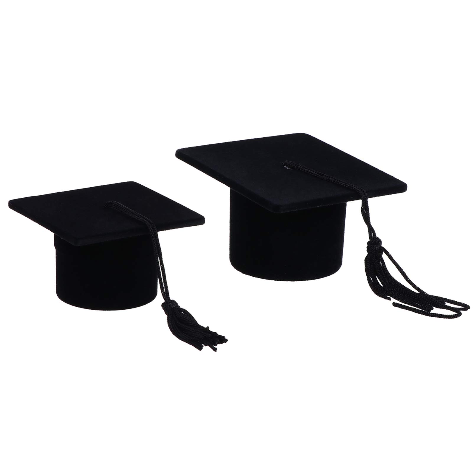 Graduation Cap Jewelry Box - Doctoral Hat Ring Holder for Graduation Gifts