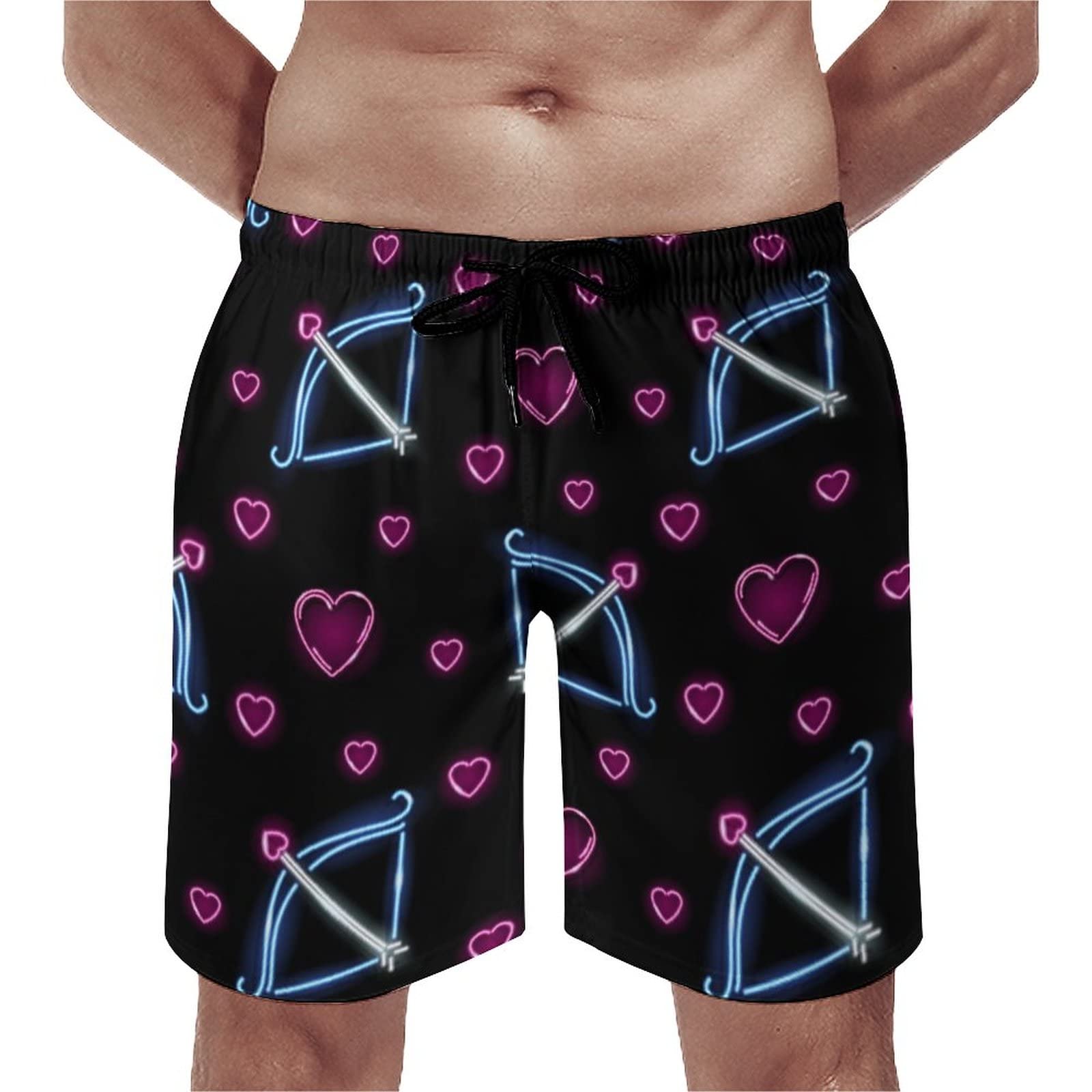 Hclnaoh Beach Shorts For Boys Men Quick Dry Fashion Neon Summer Swim Trunks Shorts - Perfect For Swimming, Surfing & Vacation