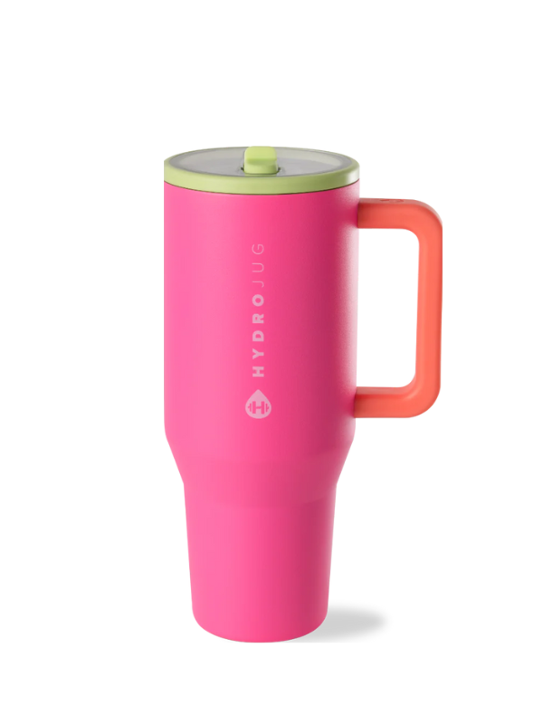 HydroJug Traveler 40oz Water Bottle - Orchid Color, Leakproof & Insulated Stainless Steel Canteen for Gym, Hiking & Outdoor Activities