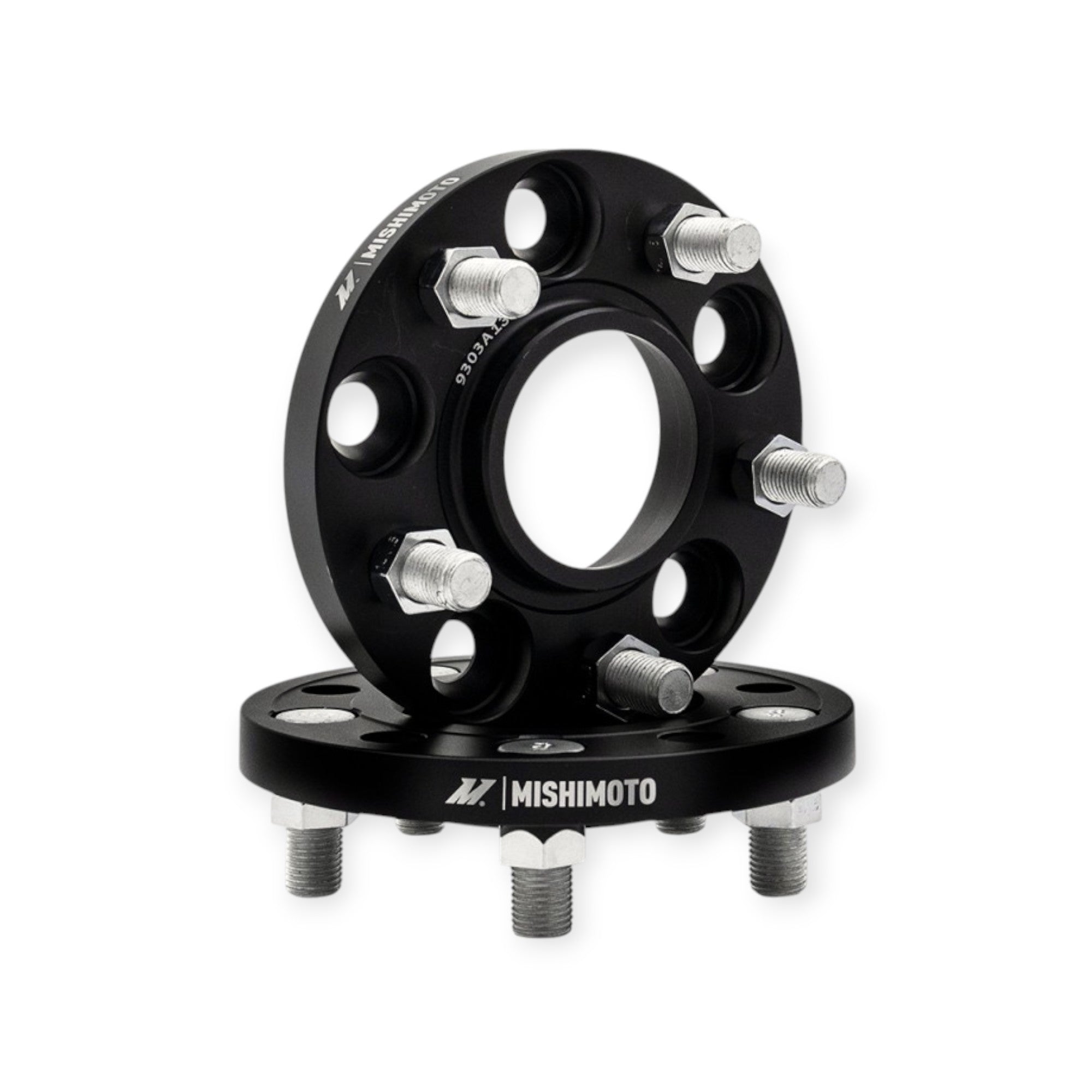 Mishimoto 20mm Wheel Spacers 5x100 56.1 Hub Bore M12 Black - Perfect for Subaru, Toyota, and Honda Performance Upgrades & Off-Road Adventures