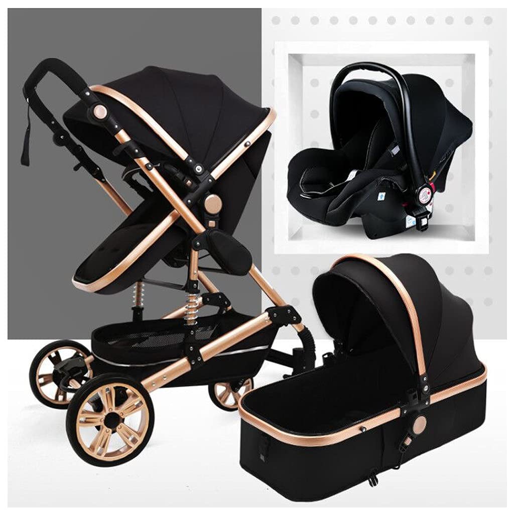 TRB 2-in-1 Convertible Baby Stroller for Newborn to Toddler - Lightweight Travel Pushchair with Bassinet & Infant Seat, Includes Footmuff & Stroller Fan | Perfect for City Walks, Park Outings and Airplane Travel