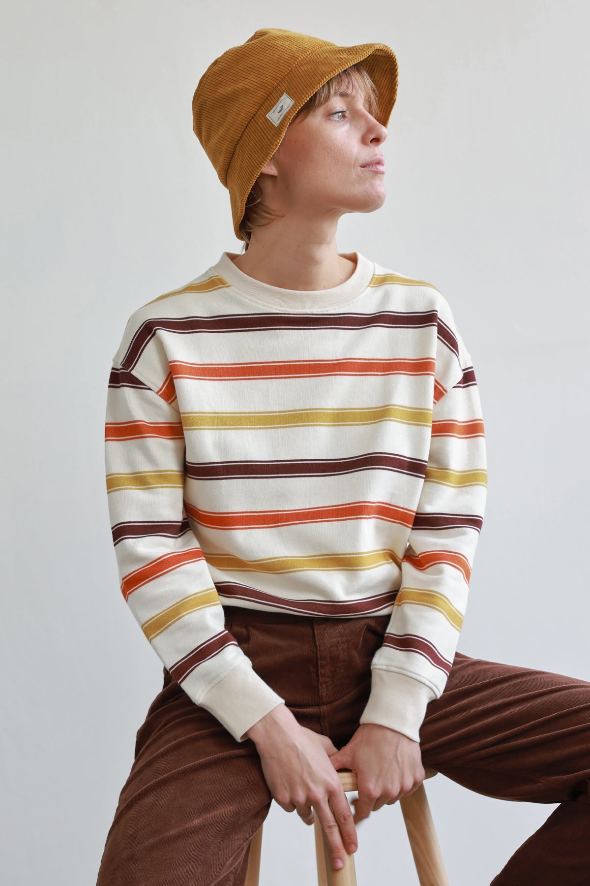 Lavan Mixed Stripes Patterned Fabric - Soft & Durable for DIY Crafts, Home Decor, and Fashion Projects | Perfect for Sewing, Upholstery, and Quilting