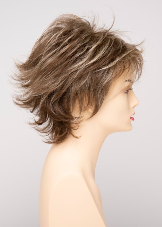 Aria Natural Looking Human Hair & Synthetic Blend Wig for Women - Perfect for Daily Wear, Cosplay & Special Occasions