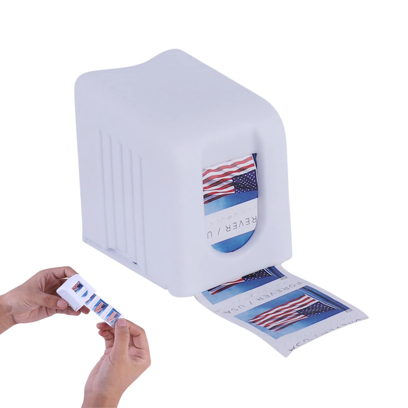 Roll of 100 USPS Forever Stamps Dispenser - Convenient Stamp Roll Holder for Home Office & Desk Organization | Perfect for Mailing Letters, Bills & Postcards