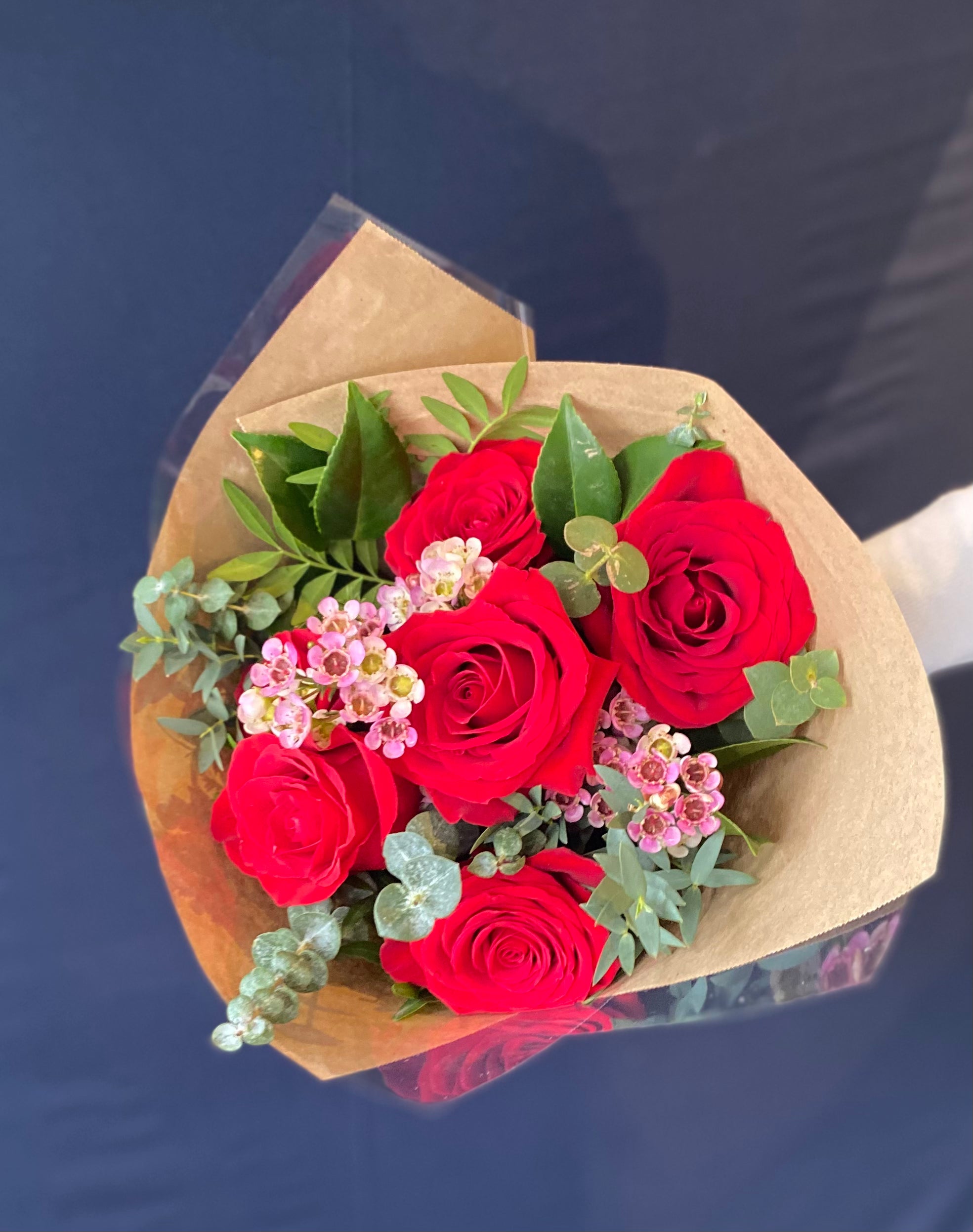 Fresh Cut Red Roses - 1/2 Dozen Long Stem Premium Roses for Valentine's Day, Anniversary, Wedding Bouquets & Romantic Gifts