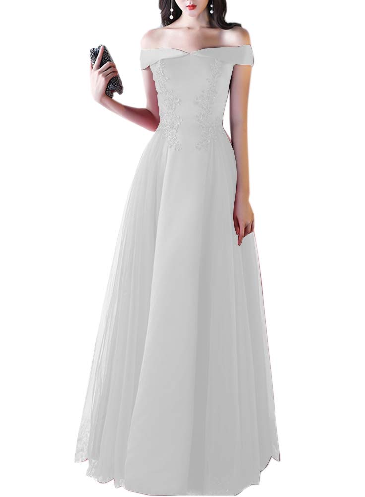 Elegant Ci-ONE Long Lace Wedding Dress & Evening Gown for Women - Perfect for Prom, Bridal Shower, and Formal Occasions
