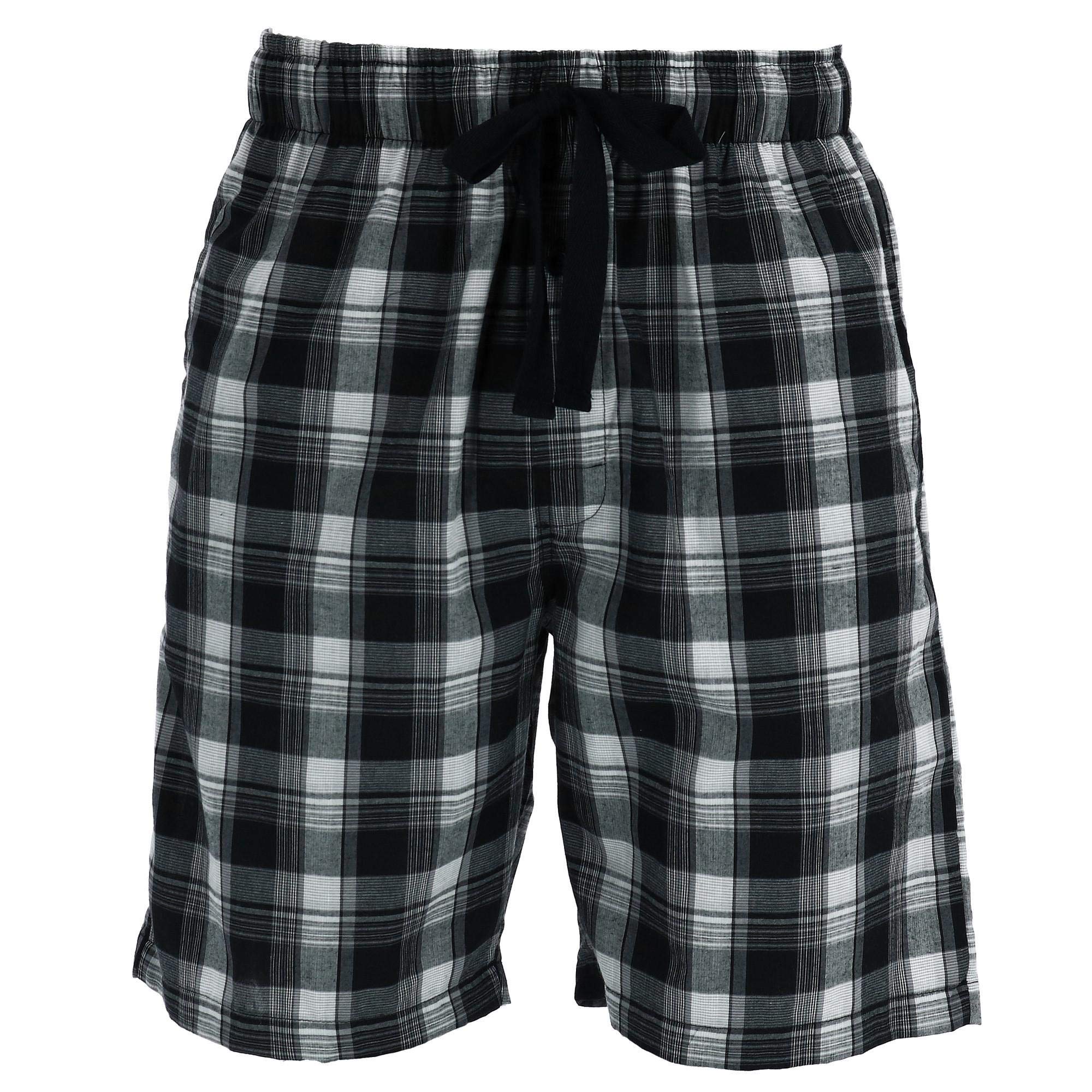 Fruit of the Loom Men's Comfortable Microsanded Woven Sleep Shorts - Soft Lounge Pajama Shorts for Relaxing at Home & Summer Nights