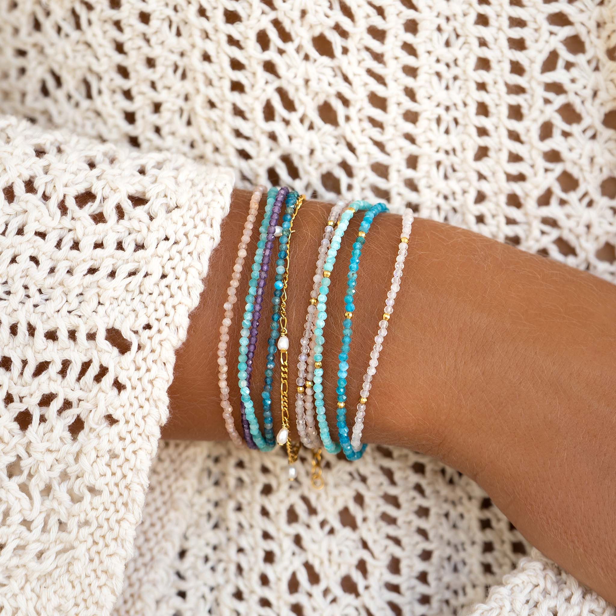 Stylish Multi Strand Beaded Bracelet for Women - Boho Chic Handmade Jewelry - Perfect for Parties, Weddings & Everyday Wear