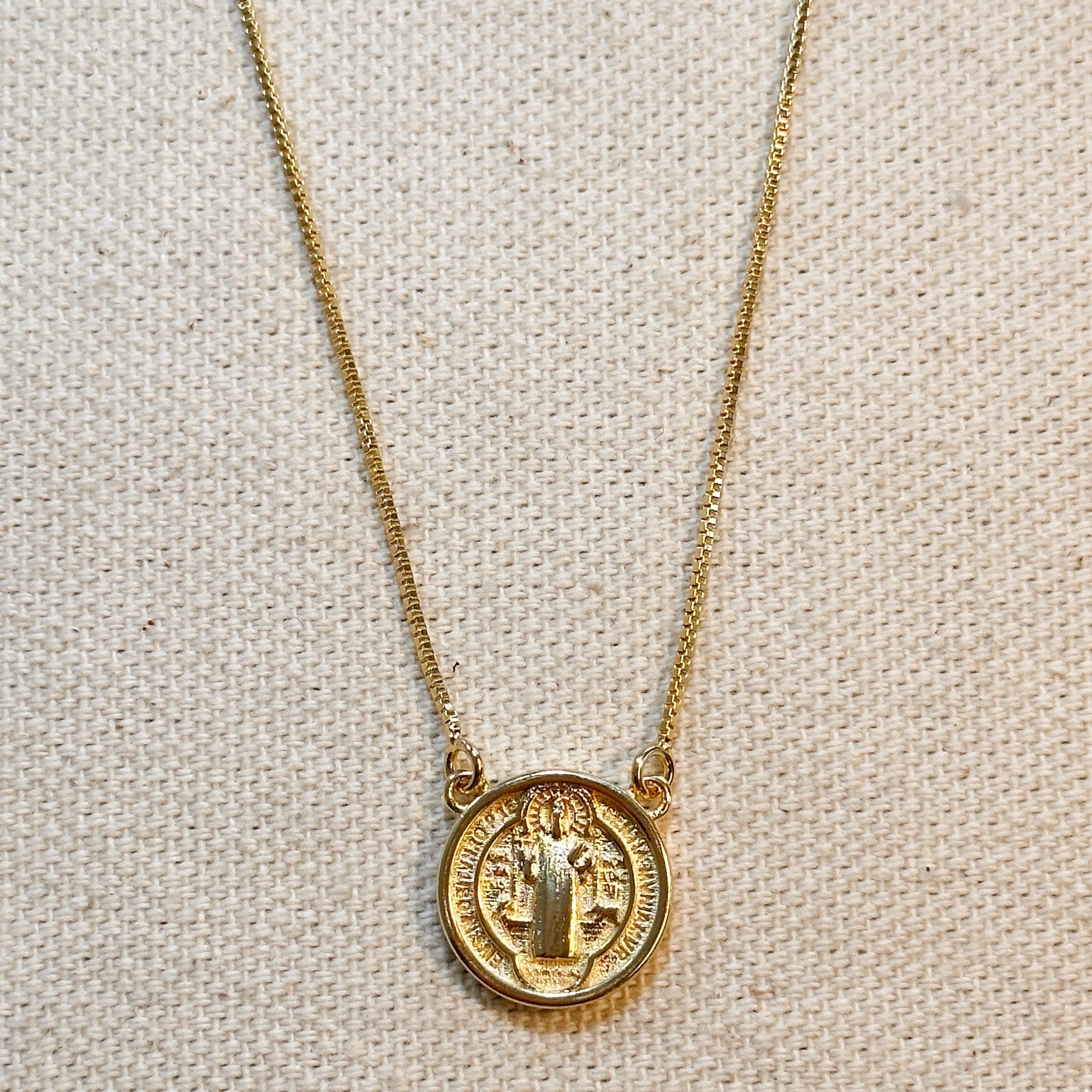 Saint Benedict Double Sided Medal Necklace - Religious Jewelry for Protection & Blessings - Perfect for Daily Wear, Gifts & Spiritual Devotion