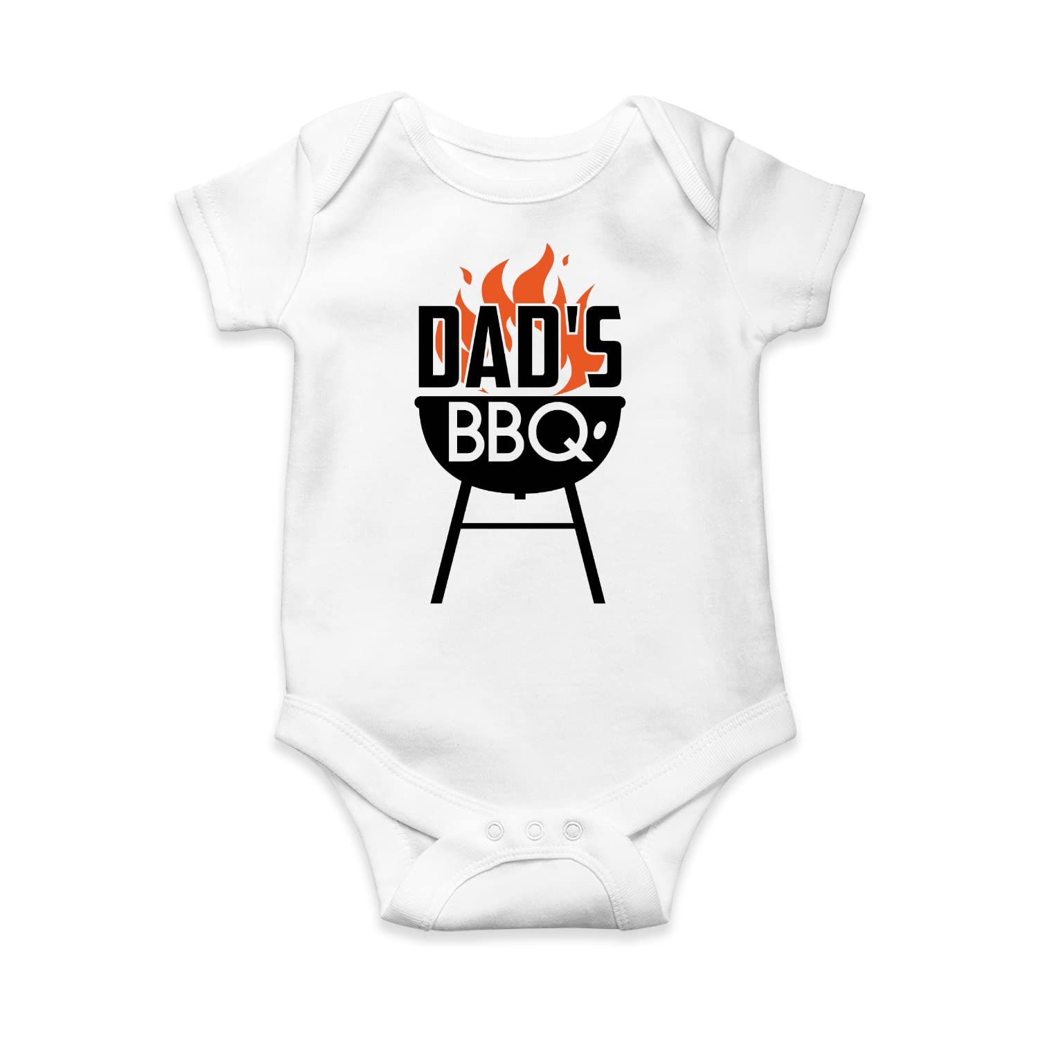 Dad's BBQ Baby Onesie - Honey Themed Newborn Clothes for Father's Day Gifts | Cute Outfit for Baby Showers, Family Photos & Daddy-Baby Matching