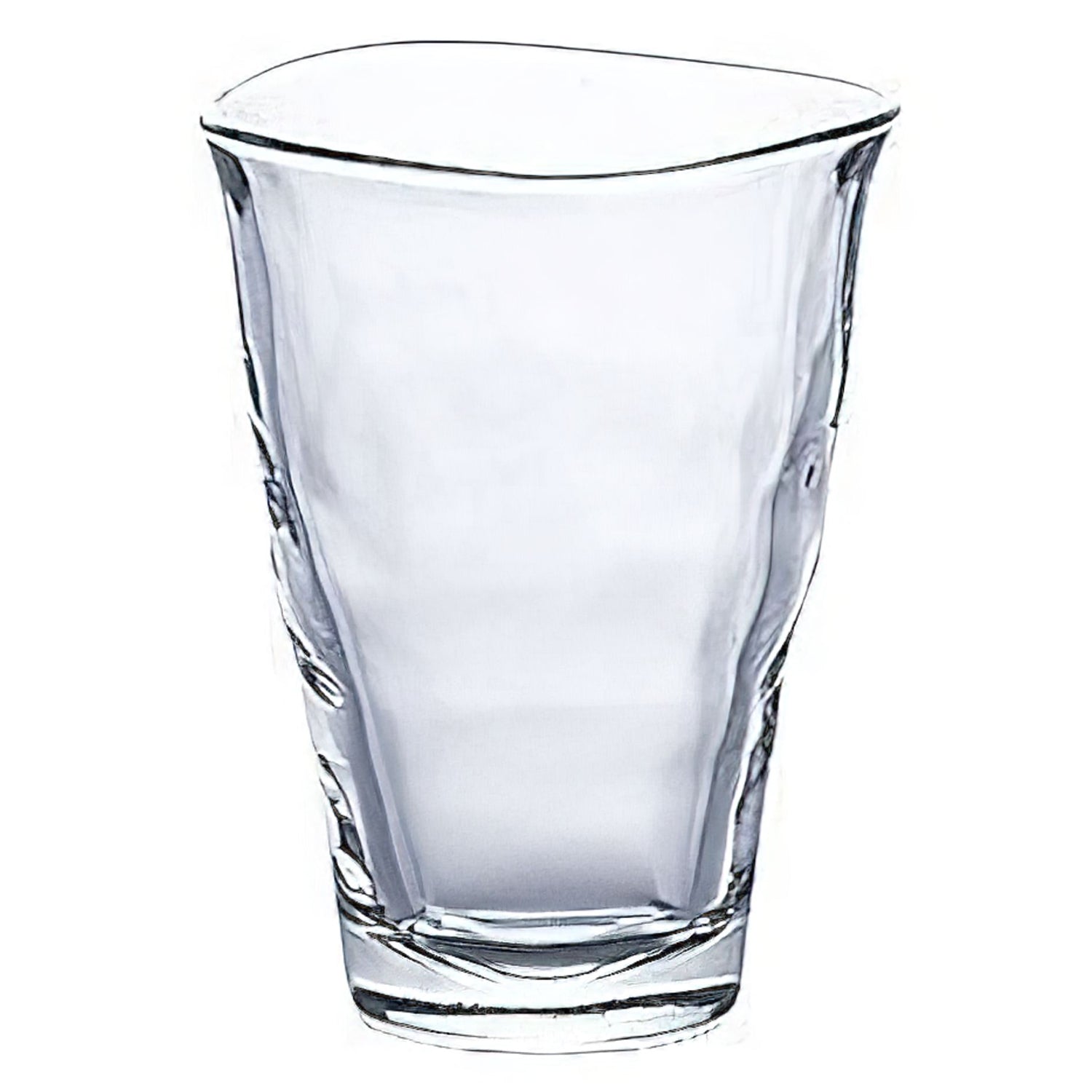 Aderia Yurara Soda Lime Glass Tumbler Set of 3 - Durable & Stylish Drinking Glasses for Iced Coffee, Tea, Juice - Perfect for Home, Office, and Restaurant Use