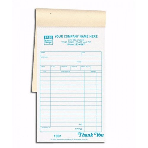Carbon Copy Receipt Books for Small Business & Retail
