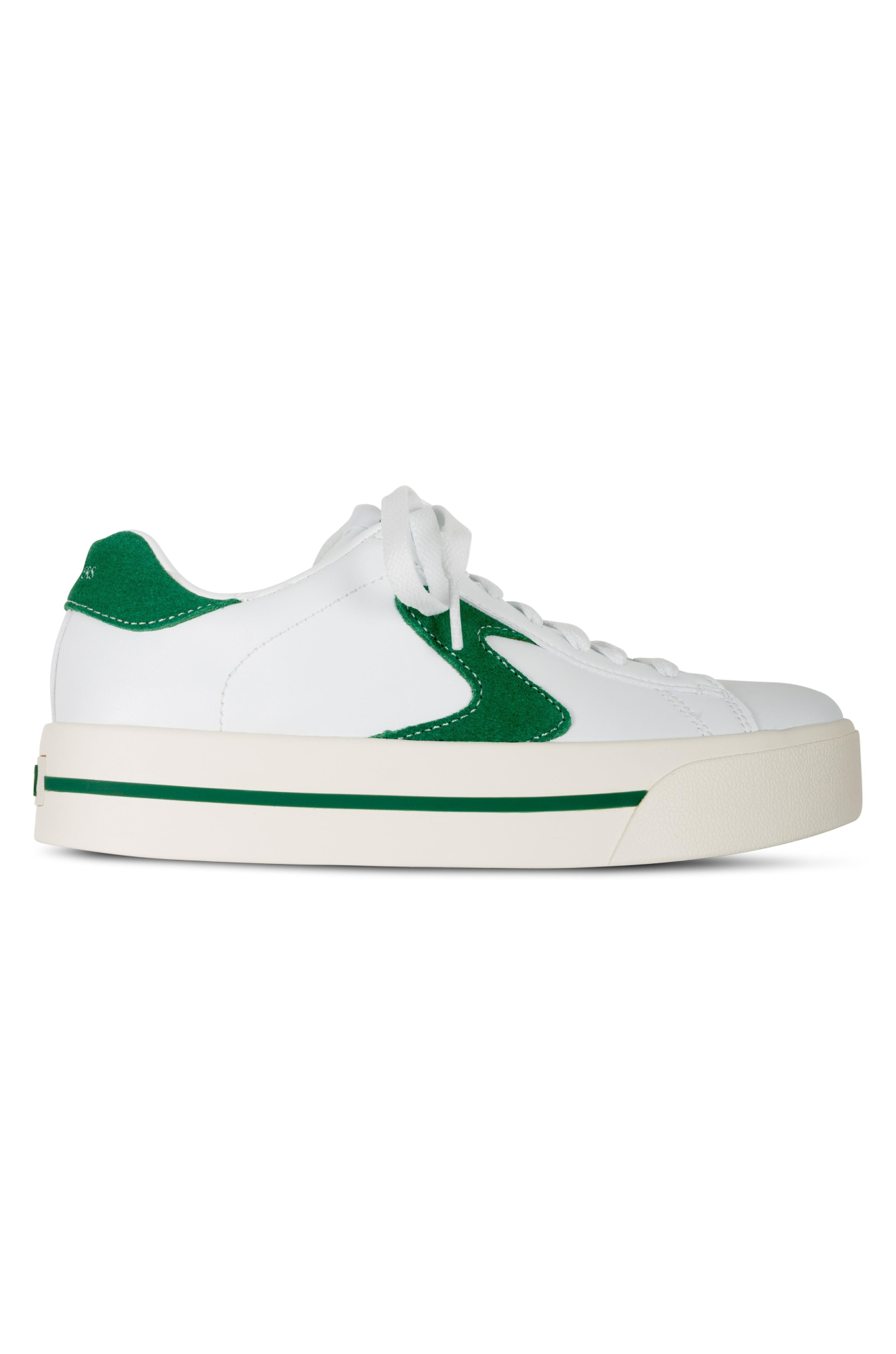 Machine Washable Sneakers for Women & Men - White & Green Casual Shoes | Lightweight Comfortable Walking Sneakers | Perfect for Gym, Running, Travel & Daily Wear - Model 185045 AB