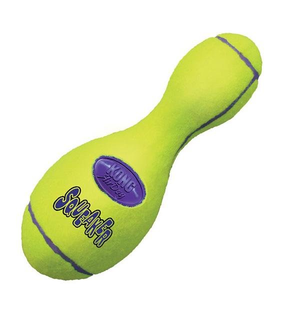 Kong AirDog Squeaker Bowling Pin Dog Toy - Durable Chew Toy for Small & Medium Dogs - Interactive Fetch & Training Toy for Indoor & Outdoor Play