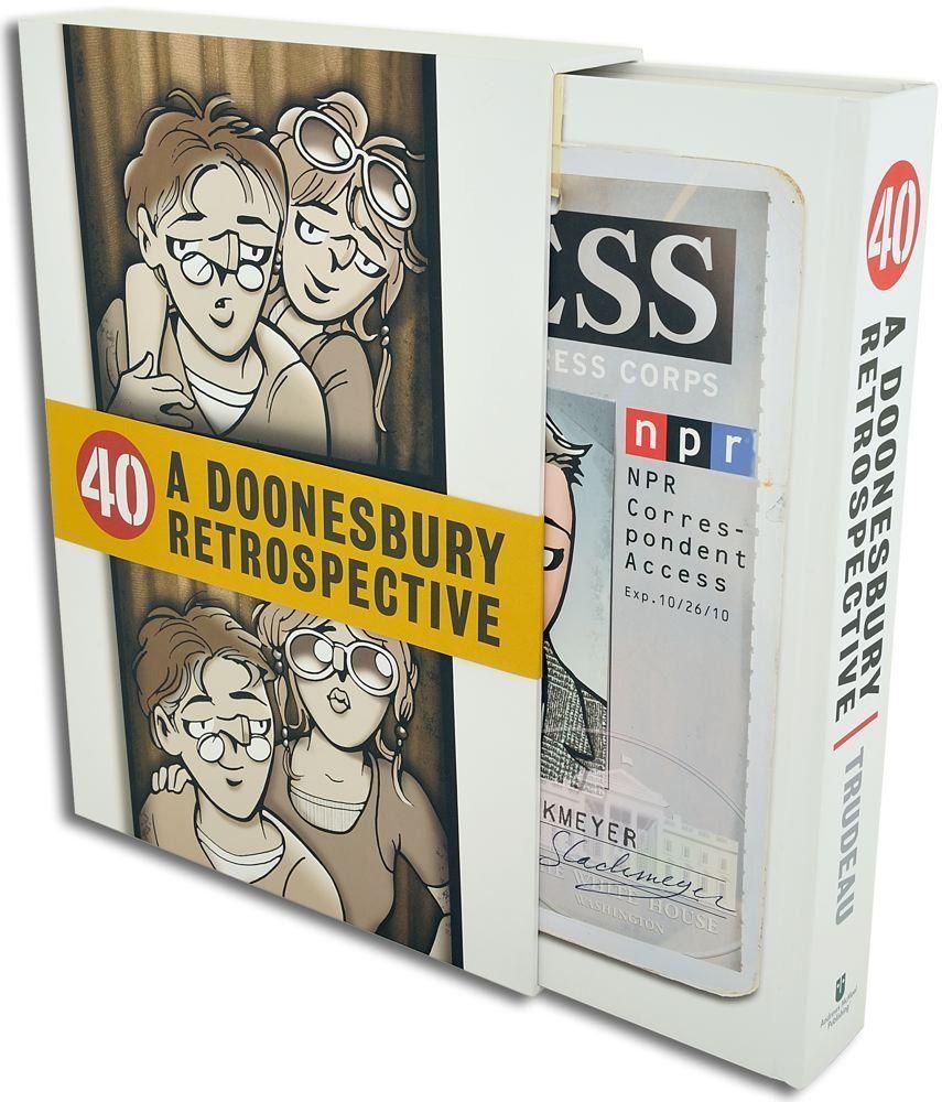 Doonesbury Retrospective by G.B. Trudeau - 40th Anniversary Deluxe Hardcover Edition | Perfect Gift for Comic Fans & Collectors | Great for Coffee Tables, Book Collections & Comic Enthusiasts