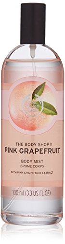 The Body Shop Pink Grapefruit Body Mist - Refreshing Citrus Scent, Paraben-Free & Vegan Body Spray, 3.3 Fl Oz - Perfect for Summer Days, Gym & Travel