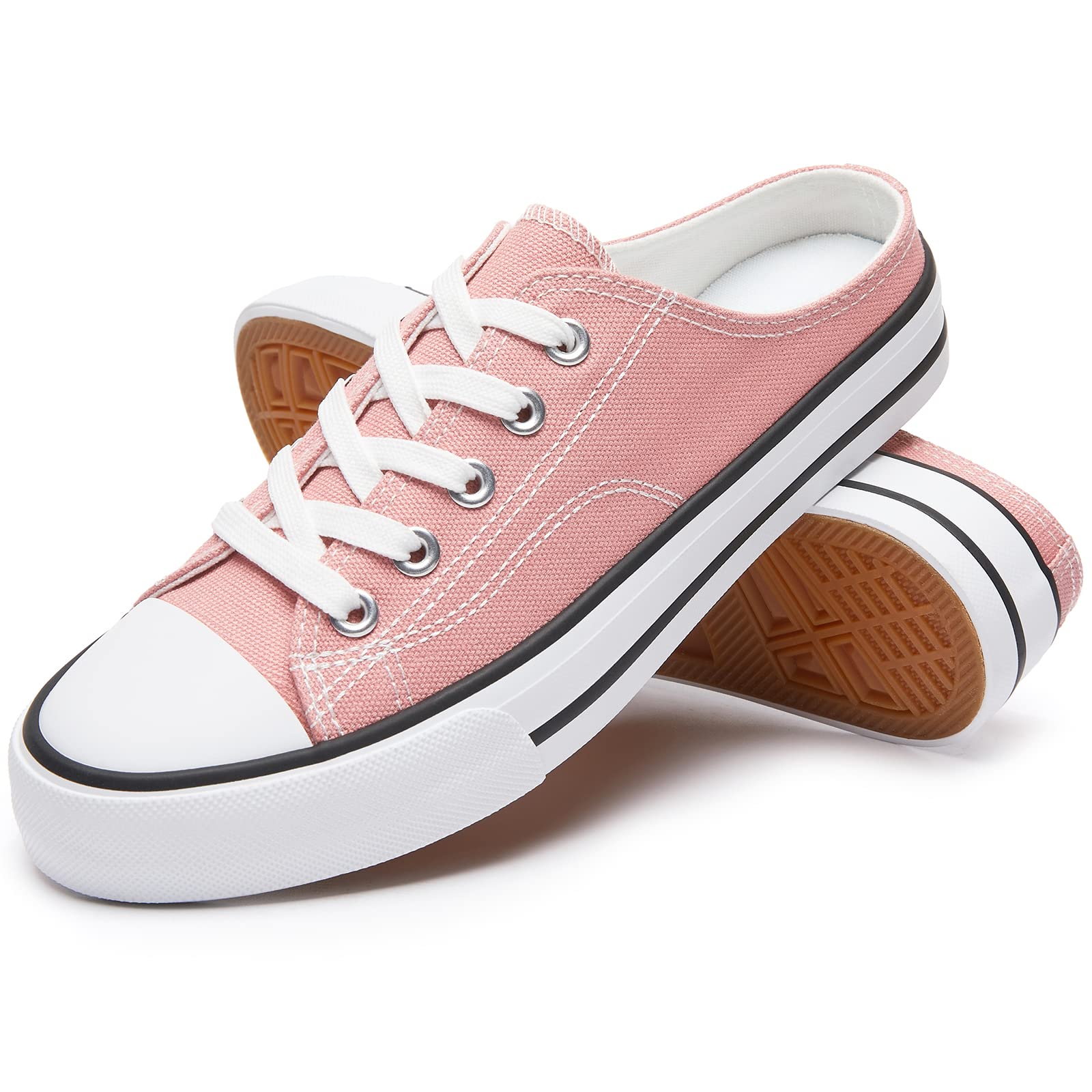 Women's Canvas Sneakers & Loafers - Comfortable Washed Canvas Shoes for Women & Girls | Perfect for Casual Wear, Walking & Everyday Fashion